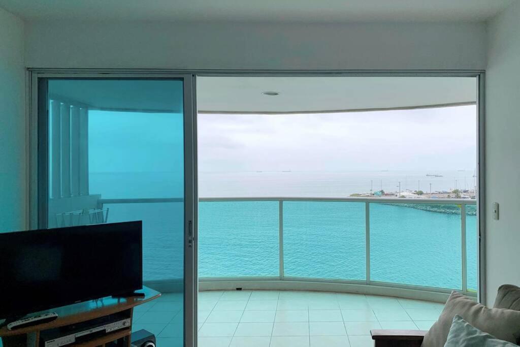 Dpto. Privado Frente Al Mar Con Vista Espectacular Apartment Salinas  Ngoại thất bức ảnh