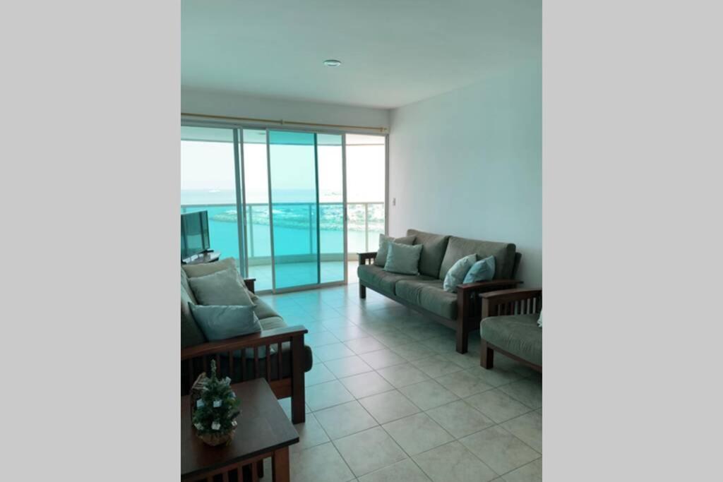 Dpto. Privado Frente Al Mar Con Vista Espectacular Apartment Salinas  Ngoại thất bức ảnh